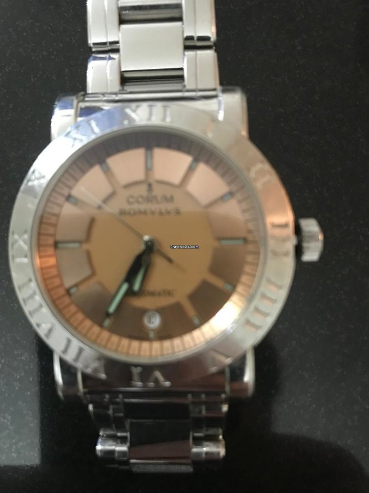 IMG_9081 Corum Romvlvs Mens watch Unisex Manual winding Steel 82.701.20 Replica 5