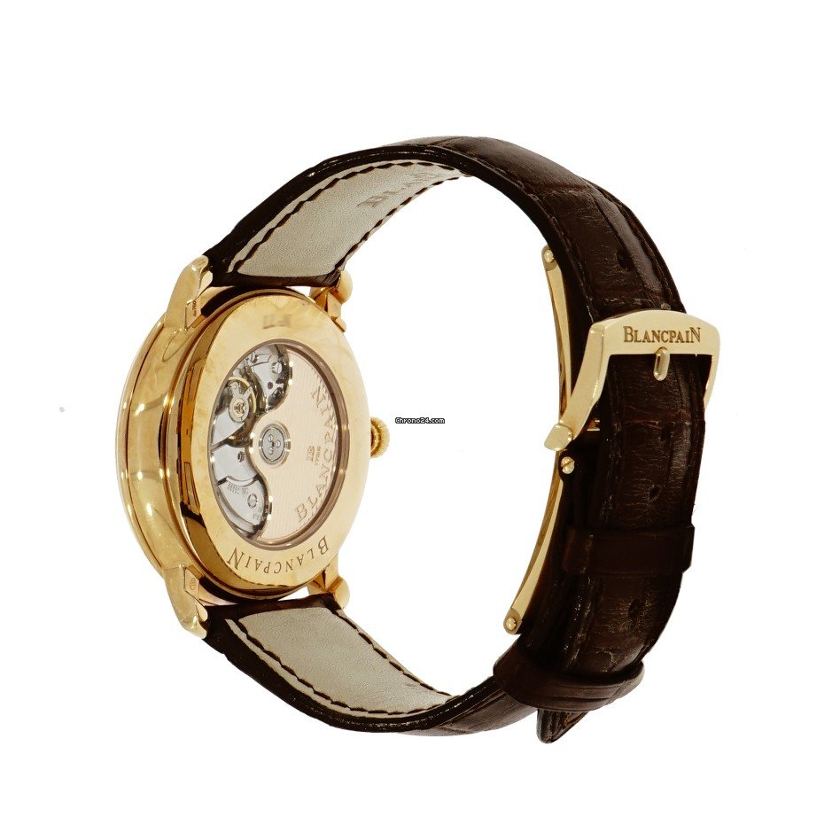 IMG_9081 Blancpain Villeret Mens watch Unisex Automatic Rose gold 6670-3642-55B Replica 5