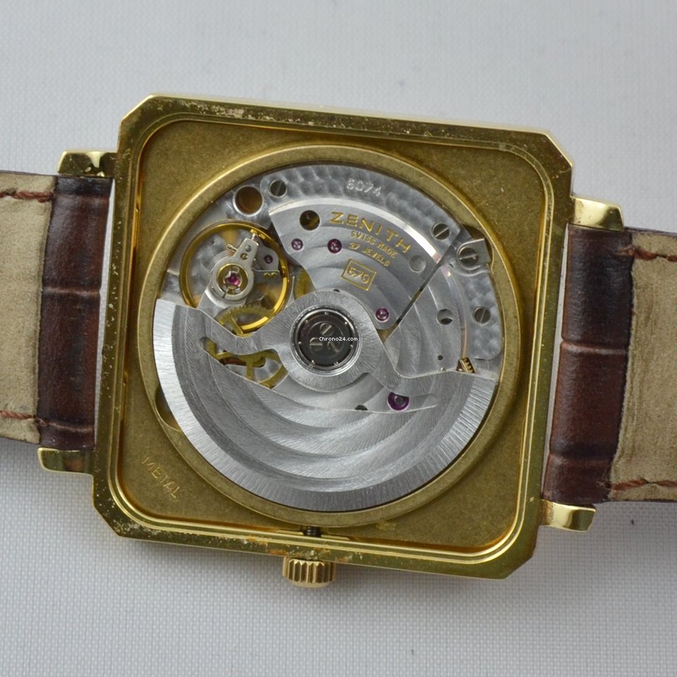 IMG_9081 Zenith Mens watch Unisex Automatic Yellow gold 30 00 10670 Replica 5