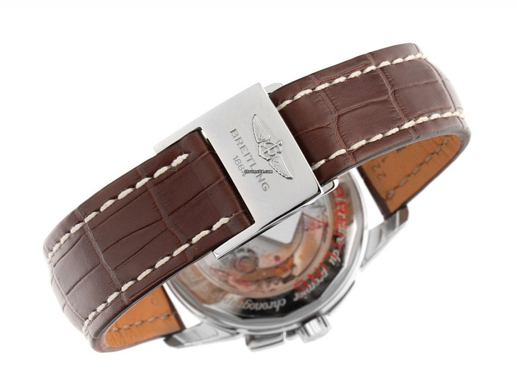 IMG_9081 Breitling Transocean Chronograph 1915 Mens watch Unisex Manual winding Steel AB141112 G799 740P A20D.1 Replica 5