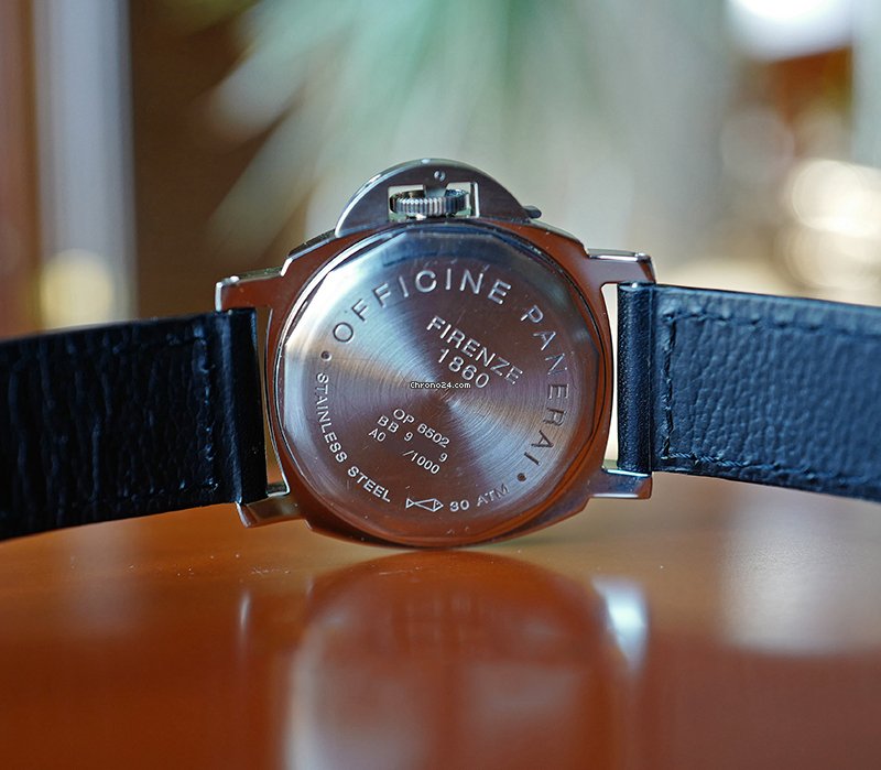 IMG_9081 Panerai Luminor Base Manual winding Steel PAM 02 Replica 5