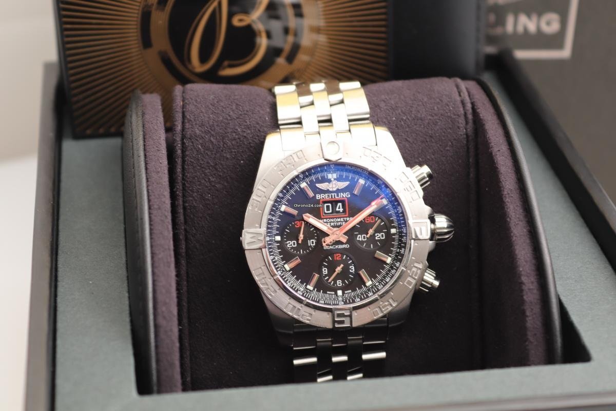 IMG_9081 Breitling Blackbird Automatic Steel A4436010 BB71 Replica 5