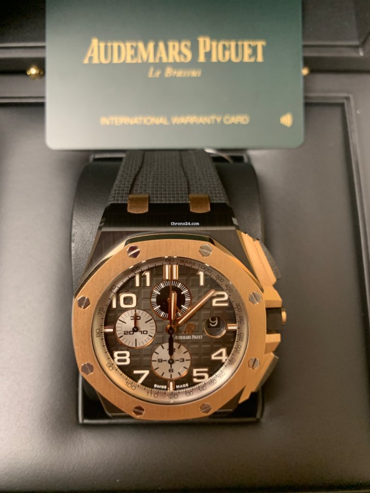 IMG_9081 Audemars Piguet Royal Oak Offshore Chronograph Mens watch Unisex Automatic Ceramic 26405nr.oo.a002ca.01 Replica 5