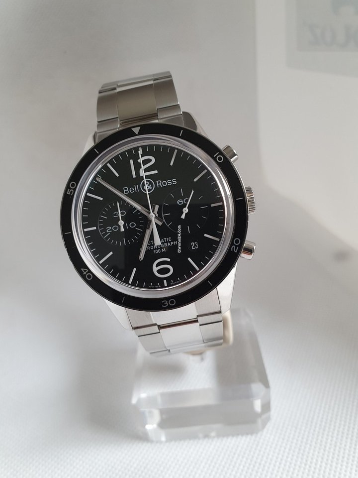 IMG_9081 Bell & Ross BR V1 Mens watch Unisex Automatic Steel BRV126-BL-BE SST Replica 5