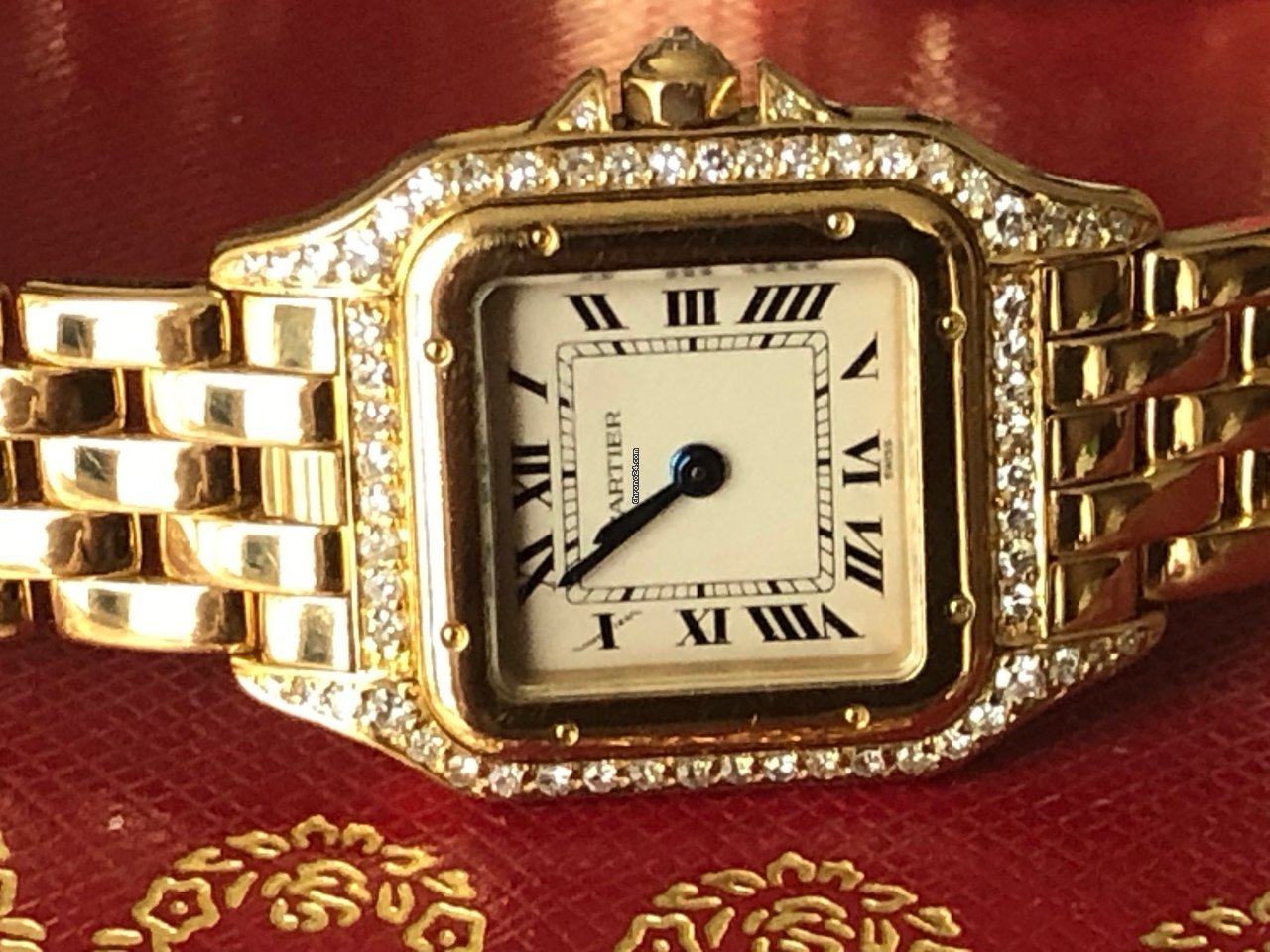 Cartier Panthere Womens watch Quartz Yellow gold 866919 Replica 5