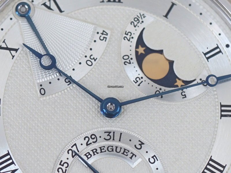 IMG_9081 Breguet Classique Mens watch Unisex Manual winding White gold 3130BB 11 986 Replica 5