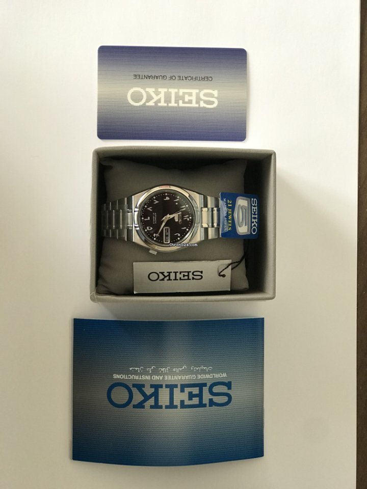 Seiko 5 Mens watch Unisex Automatic Steel SNK063J5 Replica 5