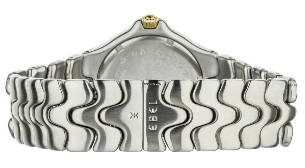 Ebel Sportwave Mens watch Unisex Quartz Gold Steel 6187631 Replica 5