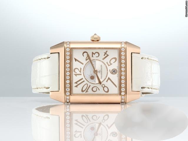 IMG_9081 Jaeger-LeCoultre Reverso Squadra Mens watch Unisex Manual winding Rose gold 235.2.76 Replica 5