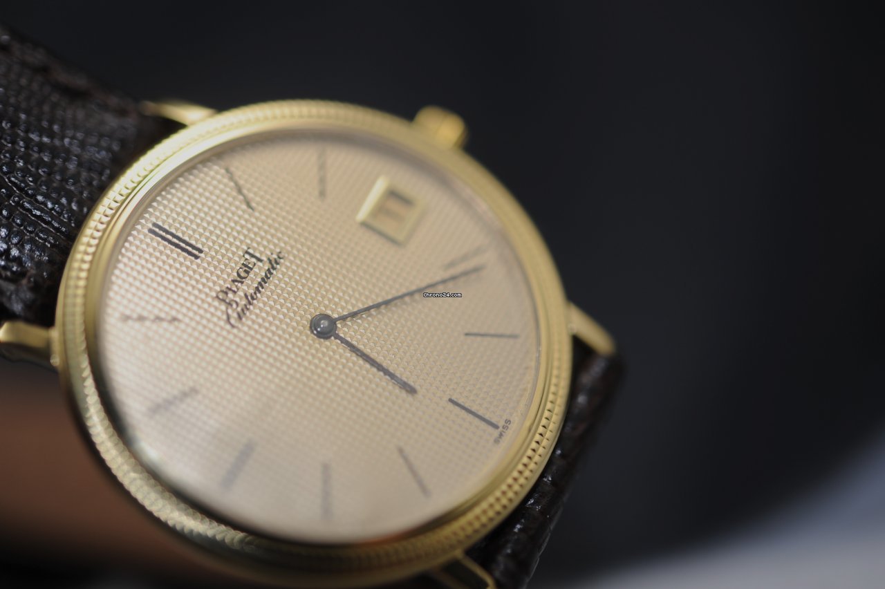 Piaget Altiplano Mens watch Unisex Automatic Yellow gold 13104 Replica 5