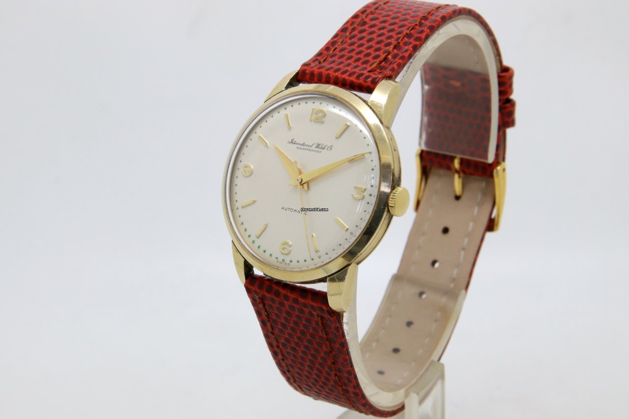 IMG_9081 IWC Mens watch Unisex Automatic Yellow gold 853 Replica 5