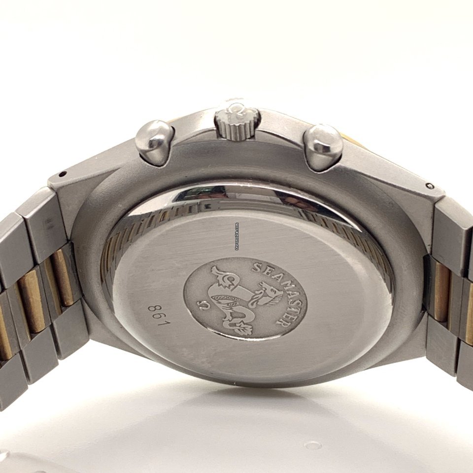 IMG_9081 Omega Seamaster Mens watch Unisex Manual winding Steel 345.0803 Replica 5