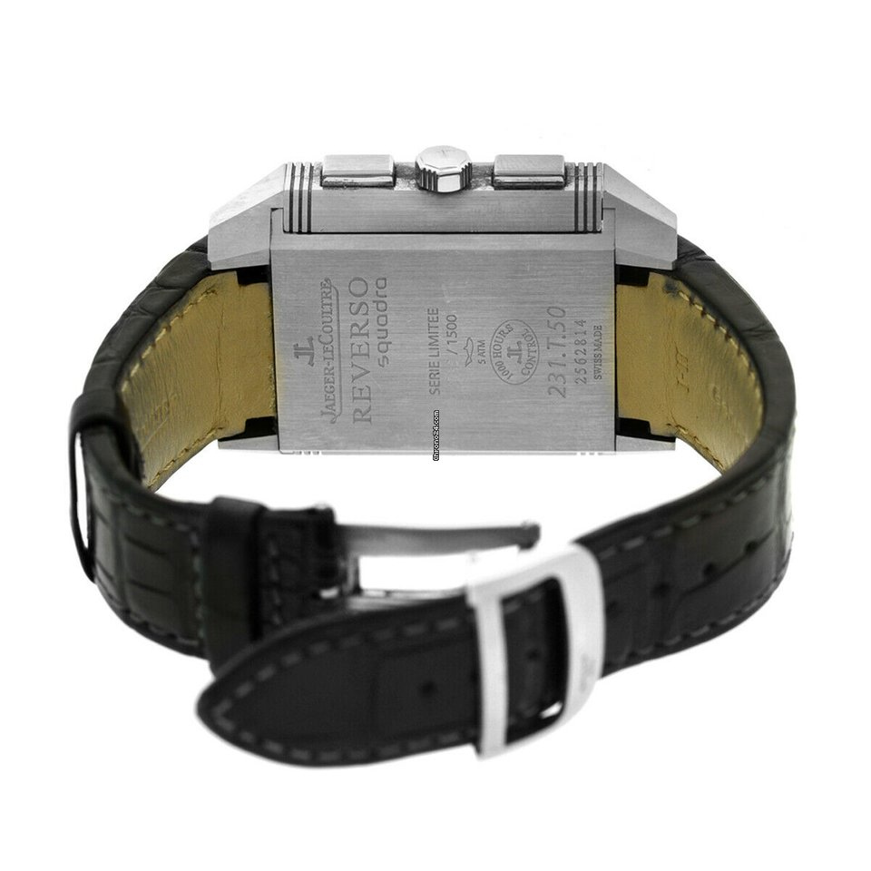 IMG_9081 Jaeger-LeCoultre Reverso Squadra World Chronograph Mens watch Unisex Automatic Titanium 231.T.50 Replica 5
