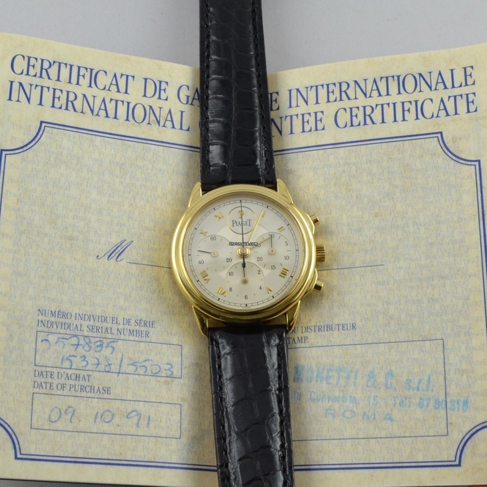 Piaget Gouverneur Mens watch Unisex Manual winding Yellow gold 15978 Replica 5