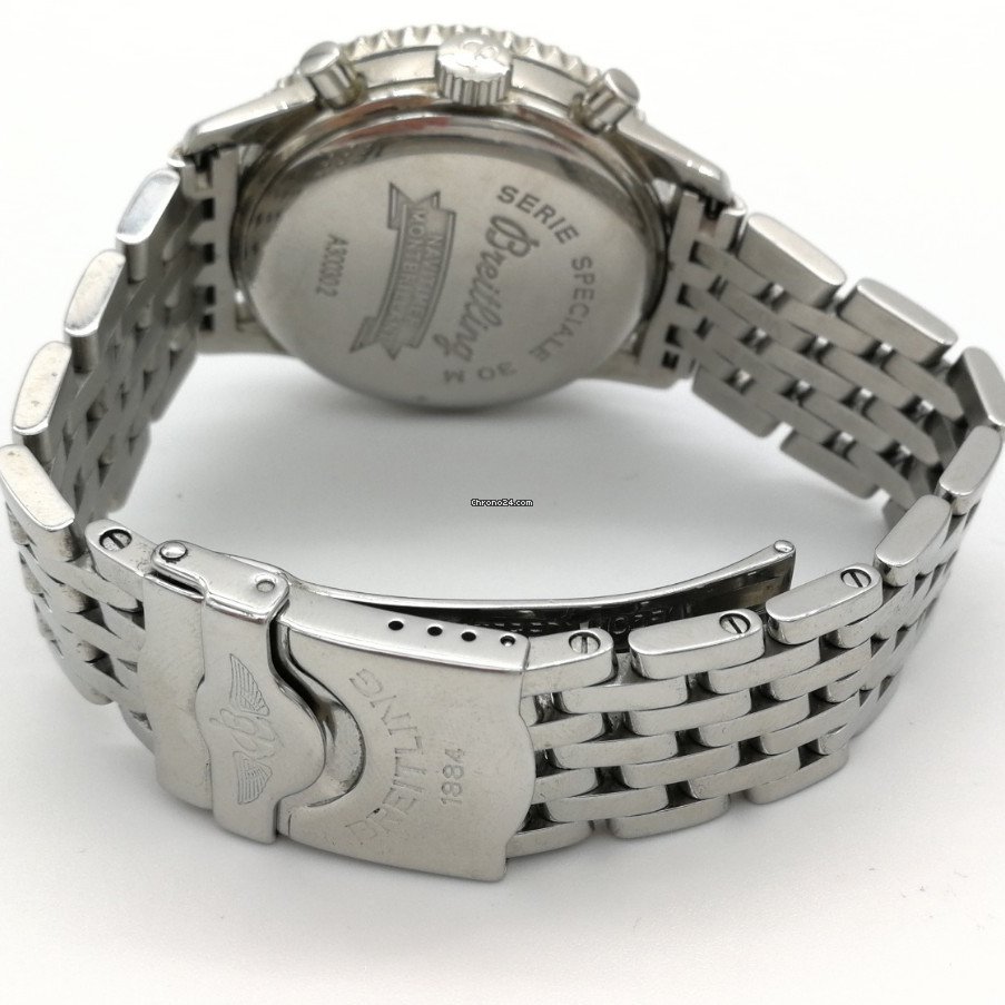 IMG_9081 Breitling Montbrillant Mens watch Unisex Automatic Steel A30030.2 Replica 5