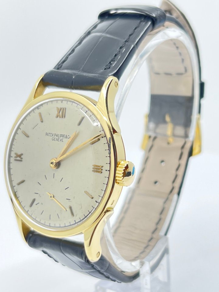 IMG_9081 Patek Philippe Calatrava Mens watch Unisex Manual winding Yellow gold 1516 Replica 5