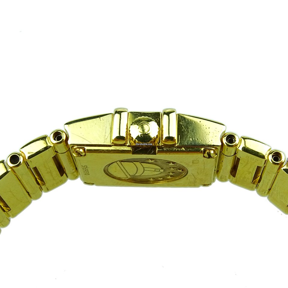 IMG_9081 Omega Constellation Quartz Womens watch Quartz Yellow gold 1136.76.00 Replica 5