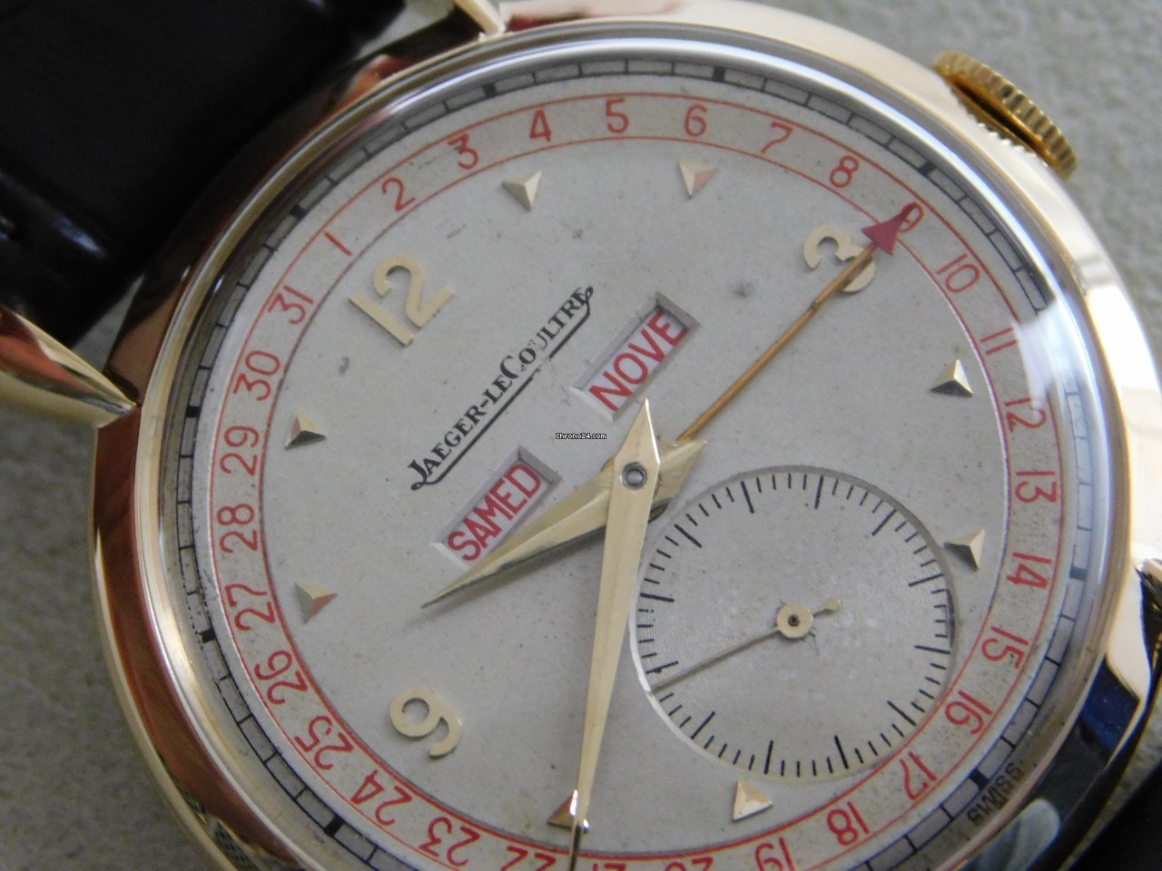 IMG_9081 Jaeger-LeCoultre Mens watch Unisex Manual winding Yellow gold 272749 Replica 5