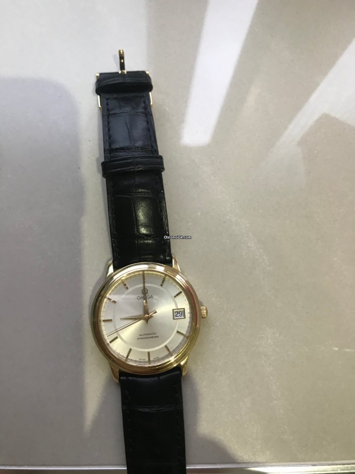 IMG_9081 Omega De Ville Mens watch Unisex Automatic Yellow gold 80446 Replica 5