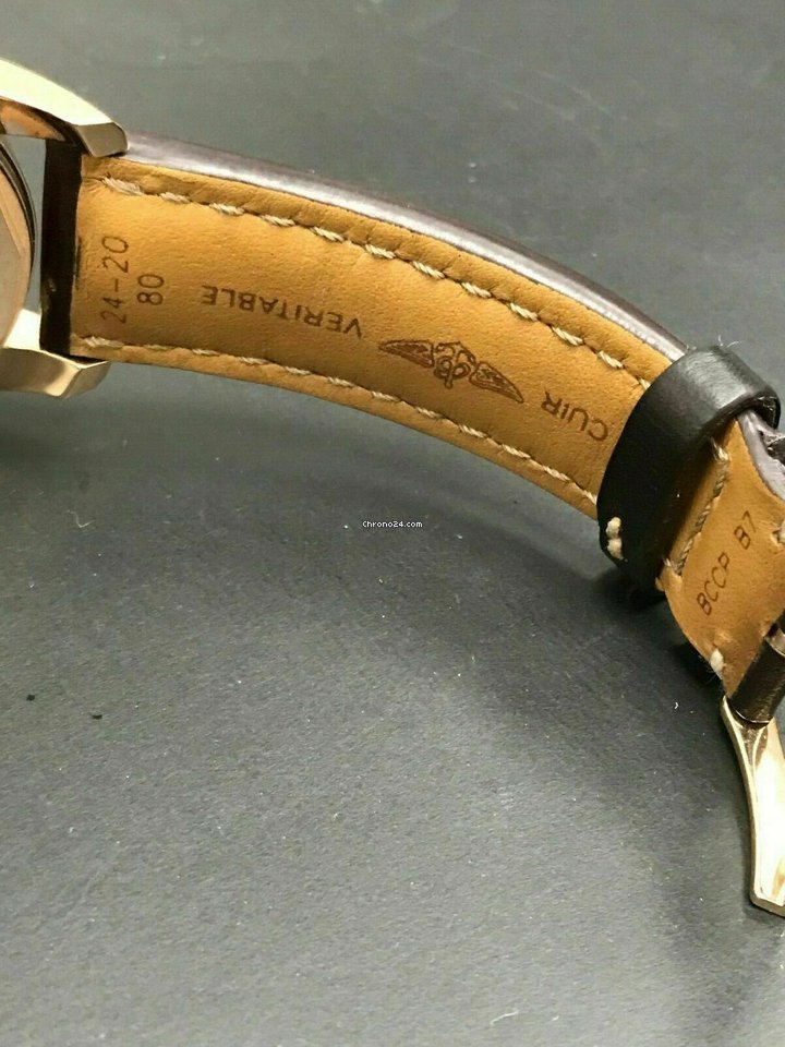 IMG_9081 Breitling Transocean Chronograph Unitime Mens watch Unisex Automatic Rose gold RB0510 Replica 5