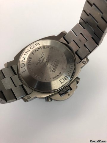 IMG_9081 Panerai Luminor Chrono Mens watch Unisex Automatic Titanium OP6779 Replica 5