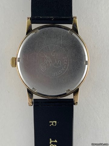 IMG_9081 Omega Seamaster Mens watch Unisex Manual winding Gold Steel 135.012 Replica 5