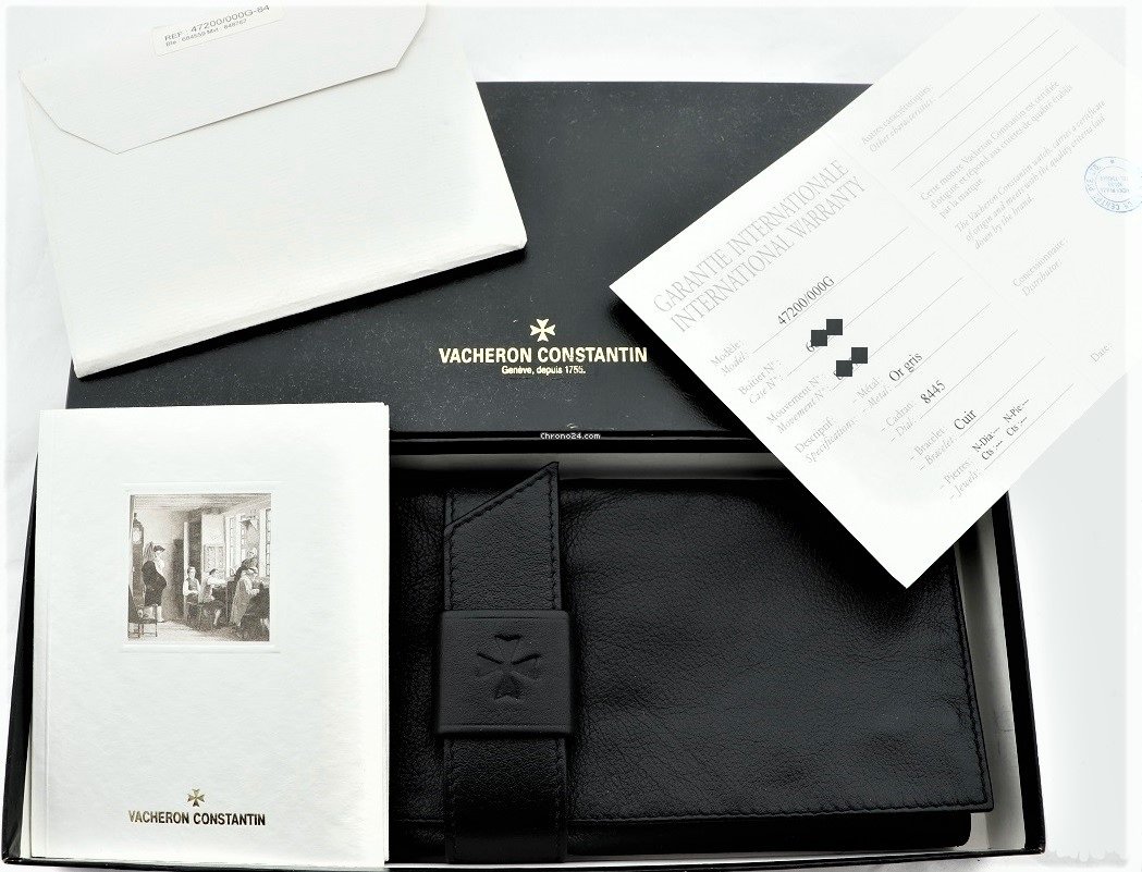 IMG_9081 Vacheron Constantin Patrimony Mens watch Unisex Automatic White gold 47200 000G Replica 5