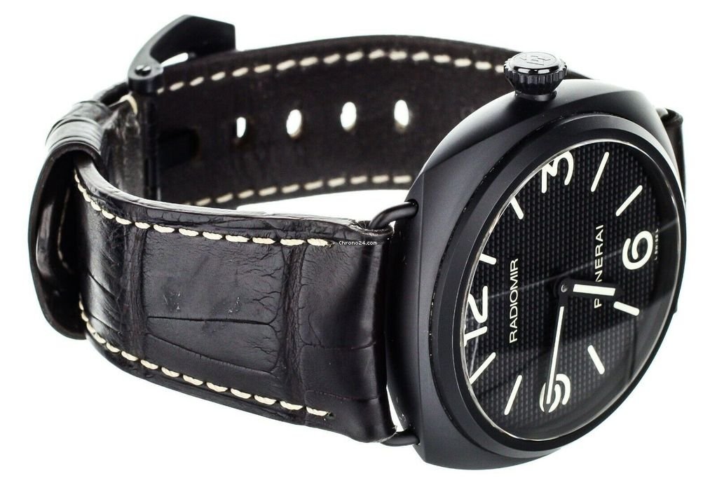 IMG_9081 Panerai Radiomir Mens watch Unisex Manual winding Ceramic PAM643 Replica 5