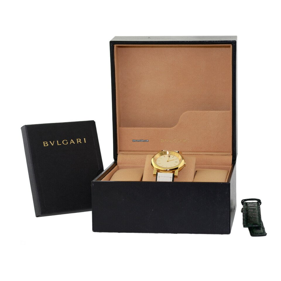 Bulgari Mens watch Unisex Automatic Yellow gold AT 35 GL Replica 5