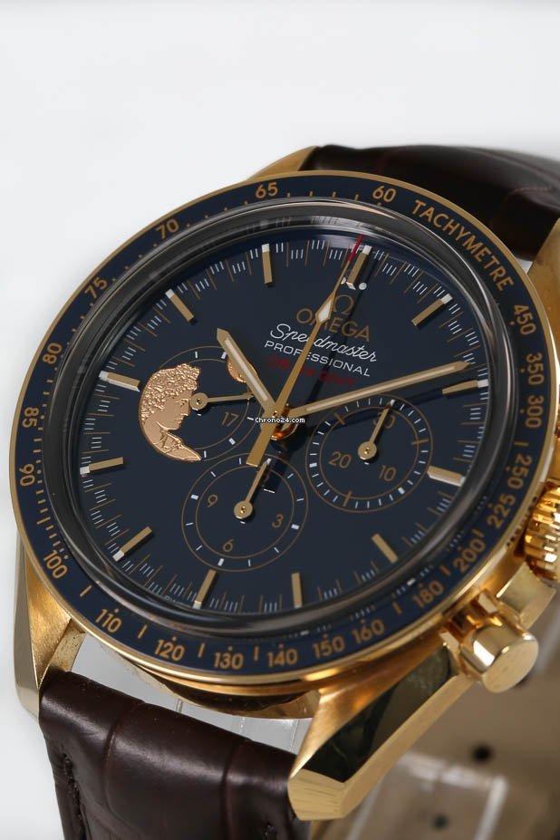 IMG_9081 Omega Speedmaster Professional Moonwatch Mens watch Unisex Manual winding Yellow gold 311.63.42.30.03.001 Replica 5