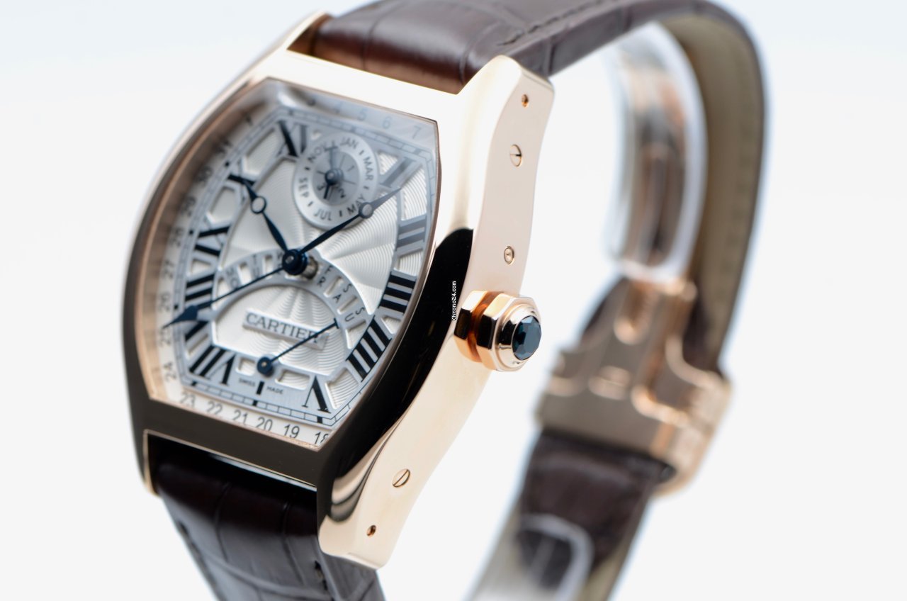 IMG_9081 Cartier Tortue Mens watch Unisex Automatic Rose gold W1580045 Replica 5