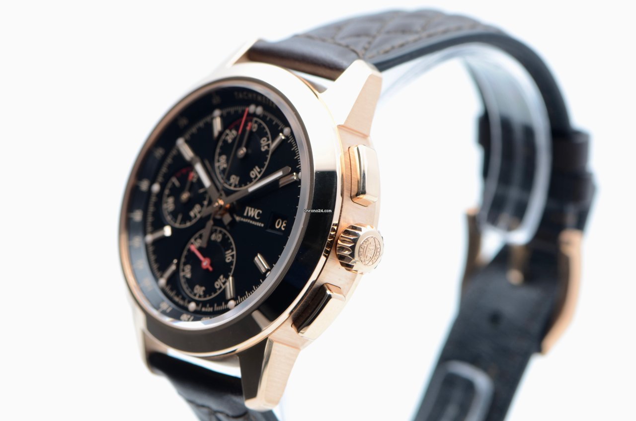 IMG_9081 IWC Ingenieur Chronograph Mens watch Unisex Automatic Red gold IW380703 Replica 5