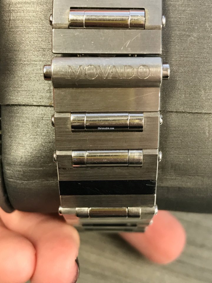 IMG_9081 Movado Vizio Mens watch Unisex Steel movado vizio 83c2878 Replica 5