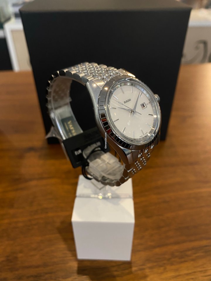IMG_9081 Rado HyperChrome Womens watch Quartz Steel R33104918 Replica 5