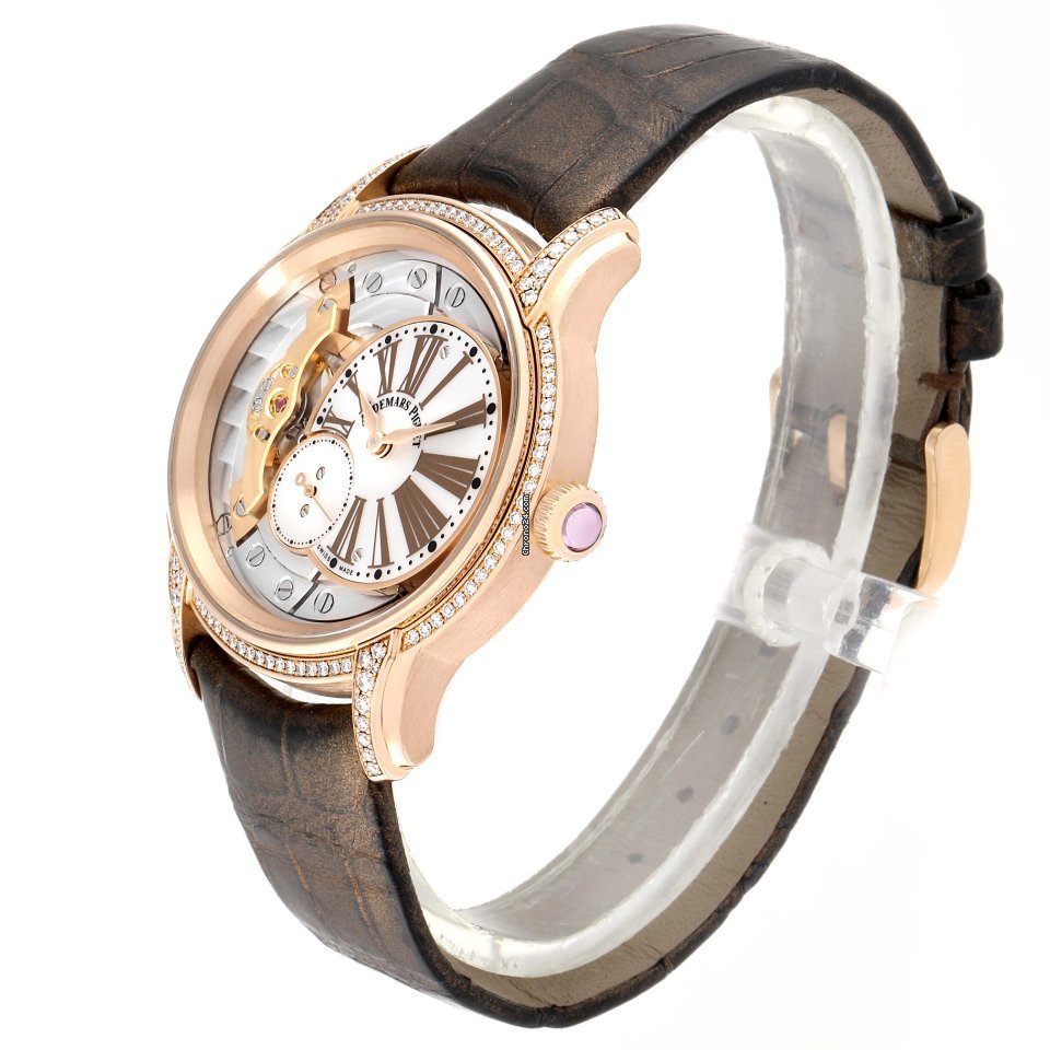 Audemars Piguet Millenary Womens watch Manual winding Rose gold 77247OR.ZZ.1272OR.01 Replica 5