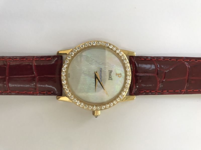 IMG_9081 Piaget Protocole Womens watch Manual winding Yellow gold 565597 Replica 5