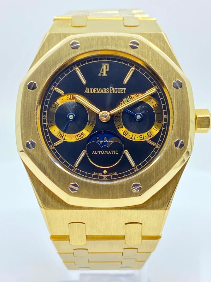 IMG_9081 Audemars Piguet Royal Oak Day-Date Mens watch Unisex Automatic Yellow gold 25594BA Replica 5