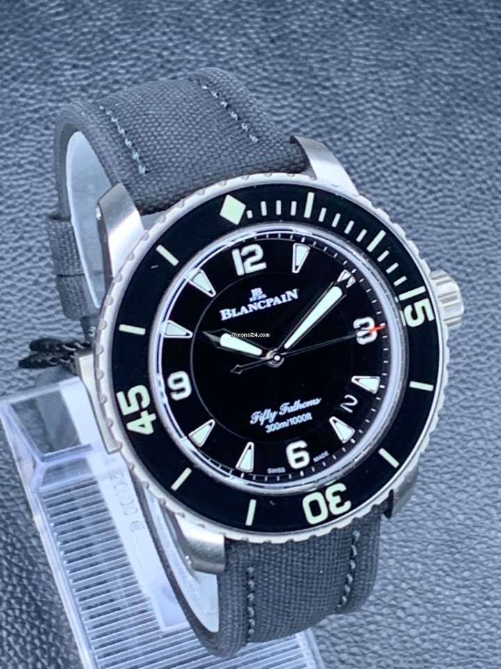 Blancpain Fifty Fathoms Mens watch Unisex Automatic Titanium 5015-12B30-B52A Replica 5