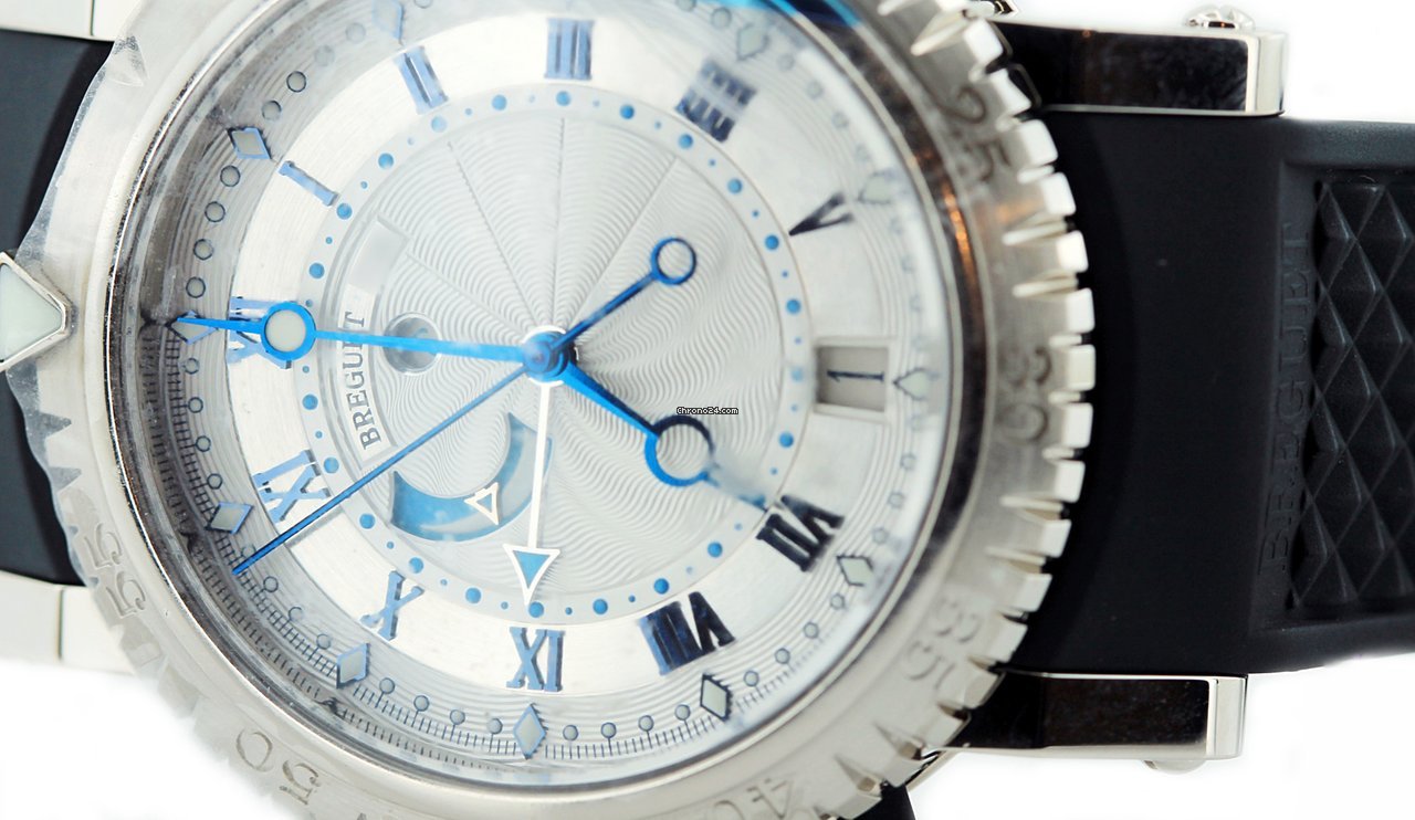 IMG_9081 Breguet Marine Mens watch Unisex Automatic White gold 5847BB 12 5ZV Replica 5