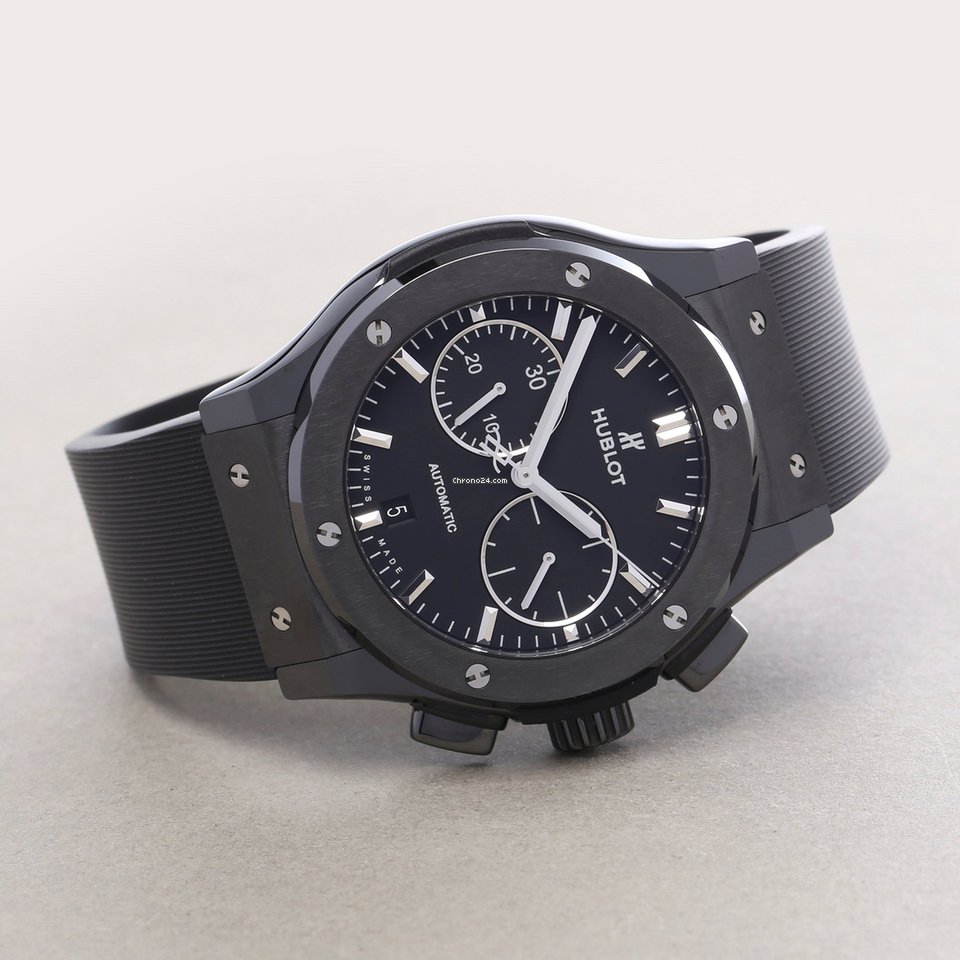 IMG_9081 Hublot Classic Fusion Chronograph Mens watch Unisex Automatic Ceramic 521.CM.1171.RX Replica 5