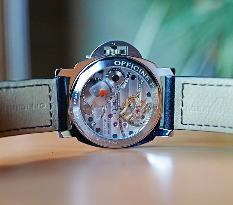 IMG_9081 Panerai Luminor Base Manual winding Steel PAM 219 Replica 5