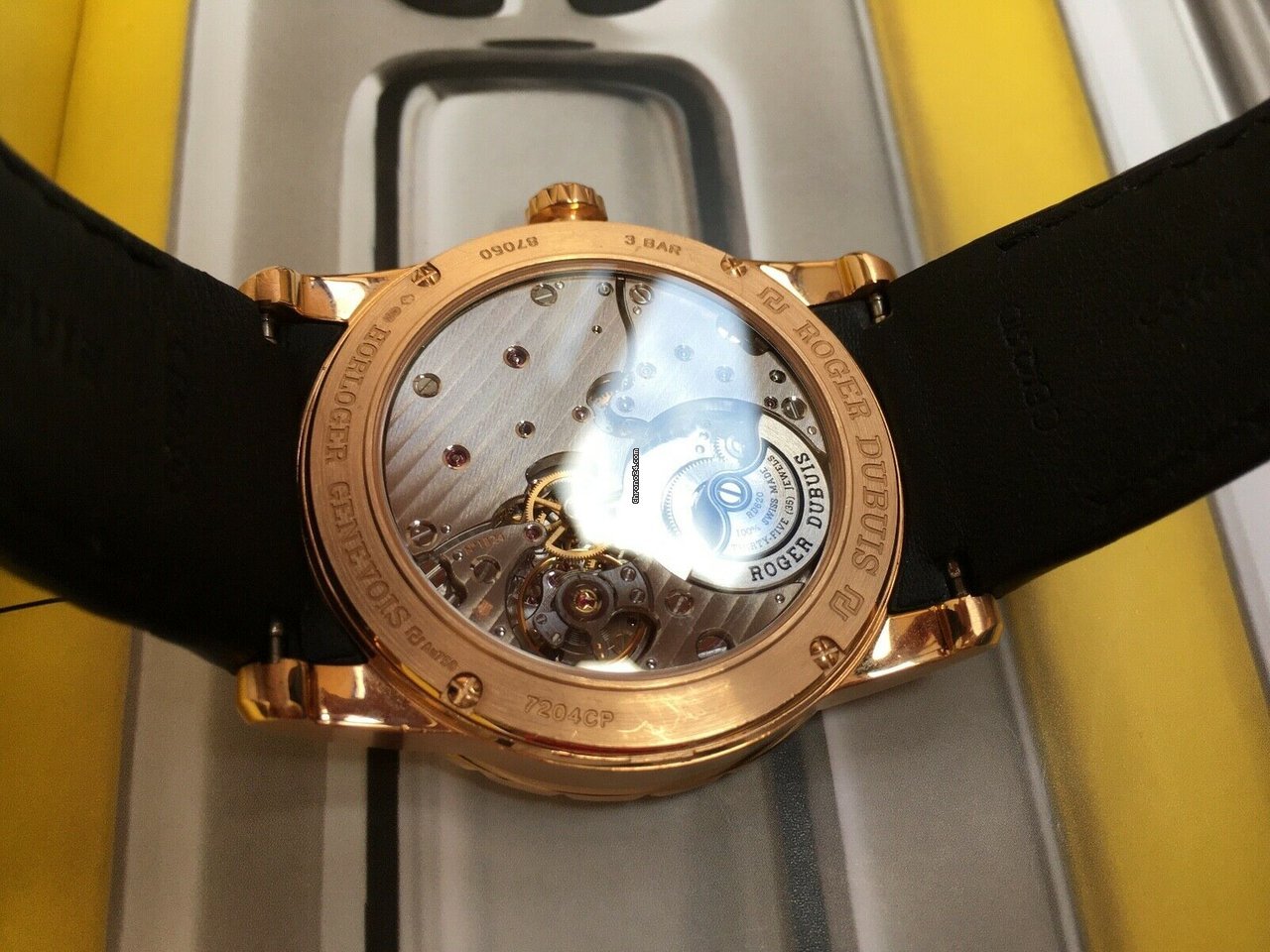 IMG_9081 Roger Dubuis Excalibur Mens watch Unisex Automatic Rose gold RDDBEX0352 Replica 5