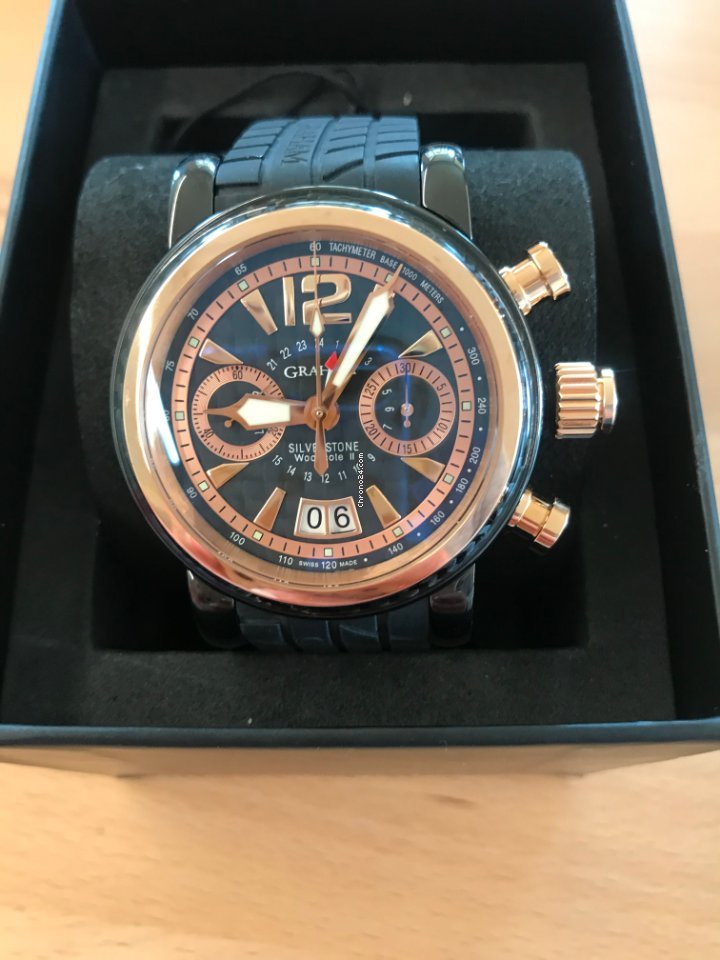 Graham Silverstone Mens watch Unisex Automatic Gold Steel 2GSIUBR.B07A.K07B Replica 5