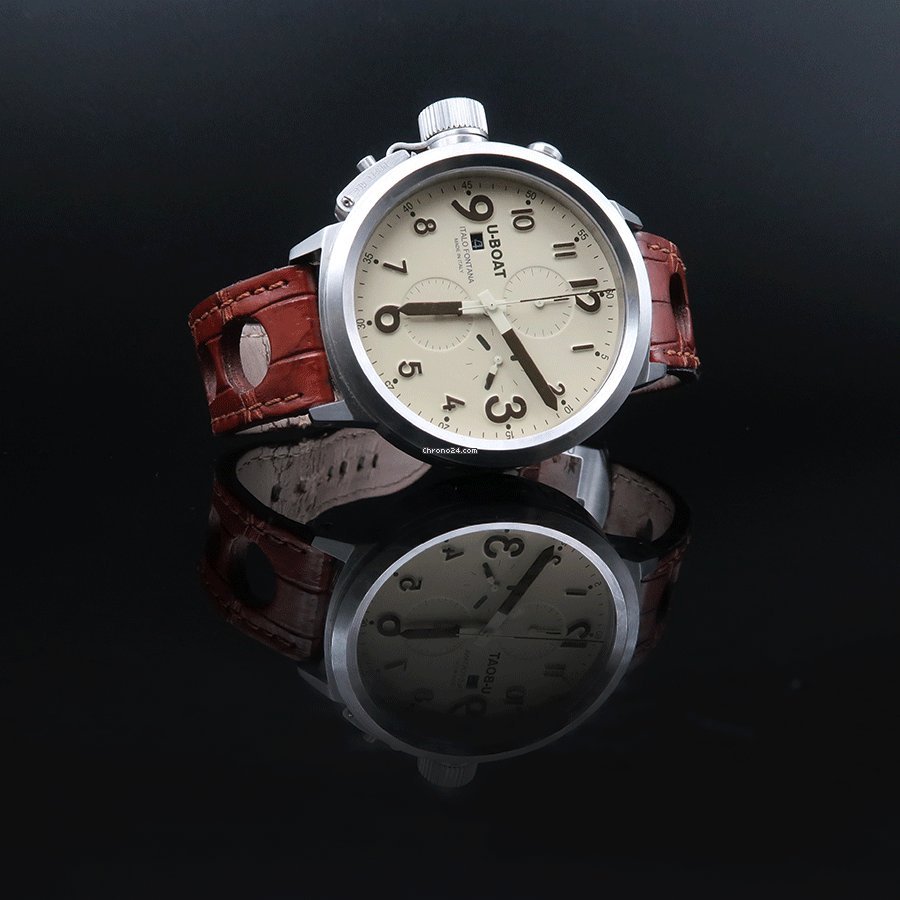 IMG_9081 U-Boat Flightdeck Mens watch Unisex Automatic Steel 6118 Replica 5
