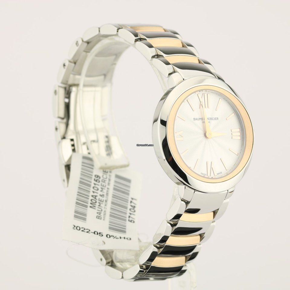 Baume & Mercier Promesse Womens watch Quartz Gold Steel M0A10159 Replica 5
