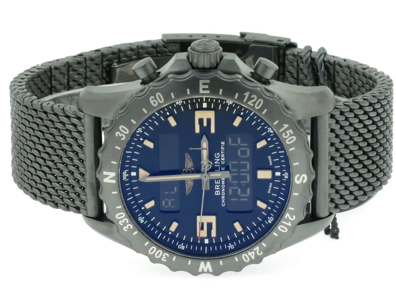 IMG_9081 Breitling Chronospace Military Mens watch Unisex Quartz Steel M7836622.BD39.159M Replica 5