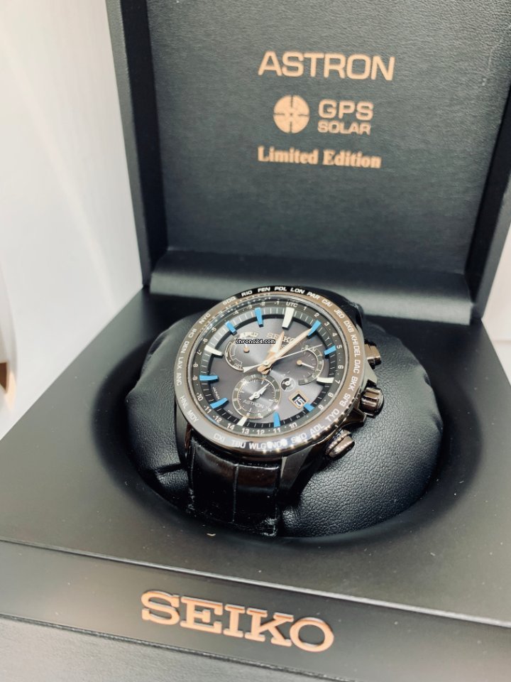 IMG_9081 Seiko Astron GPS Solar Chronograph Mens watch Unisex Steel SSE067 Replica 5