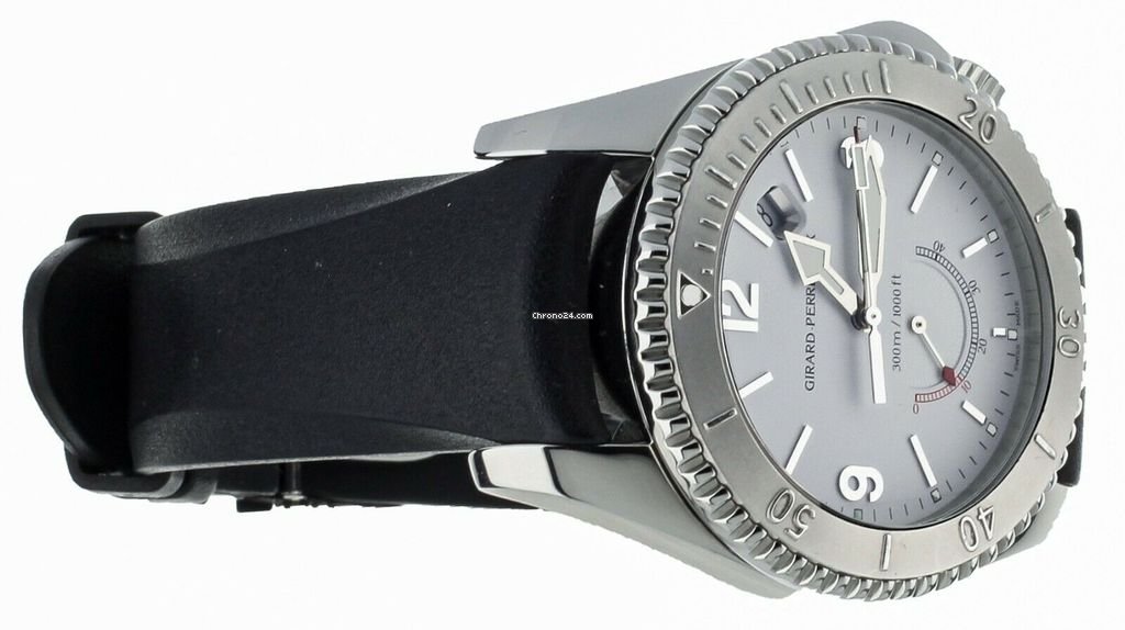 IMG_9081 Girard Perregaux Sea Hawk Mens watch Unisex Automatic Steel 4990 Replica 5