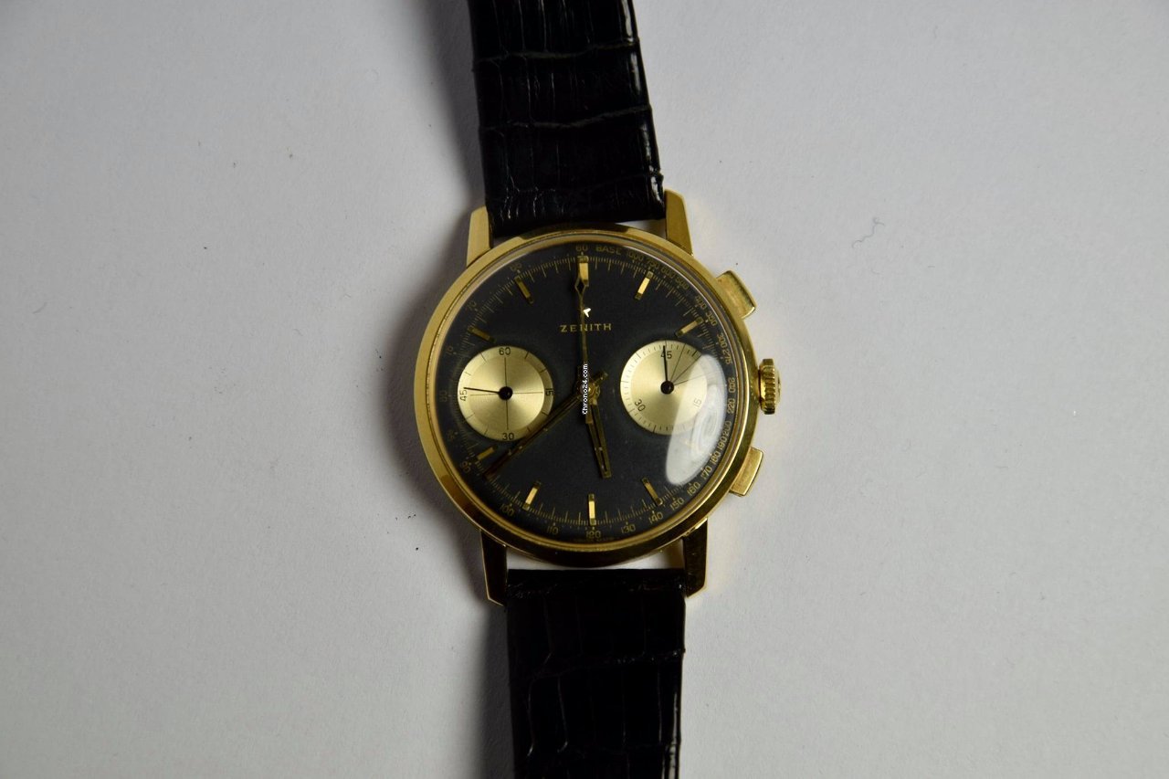 IMG_9081 Zenith Stellina Mens watch Unisex Manual winding Yellow gold 146DP Replica 5
