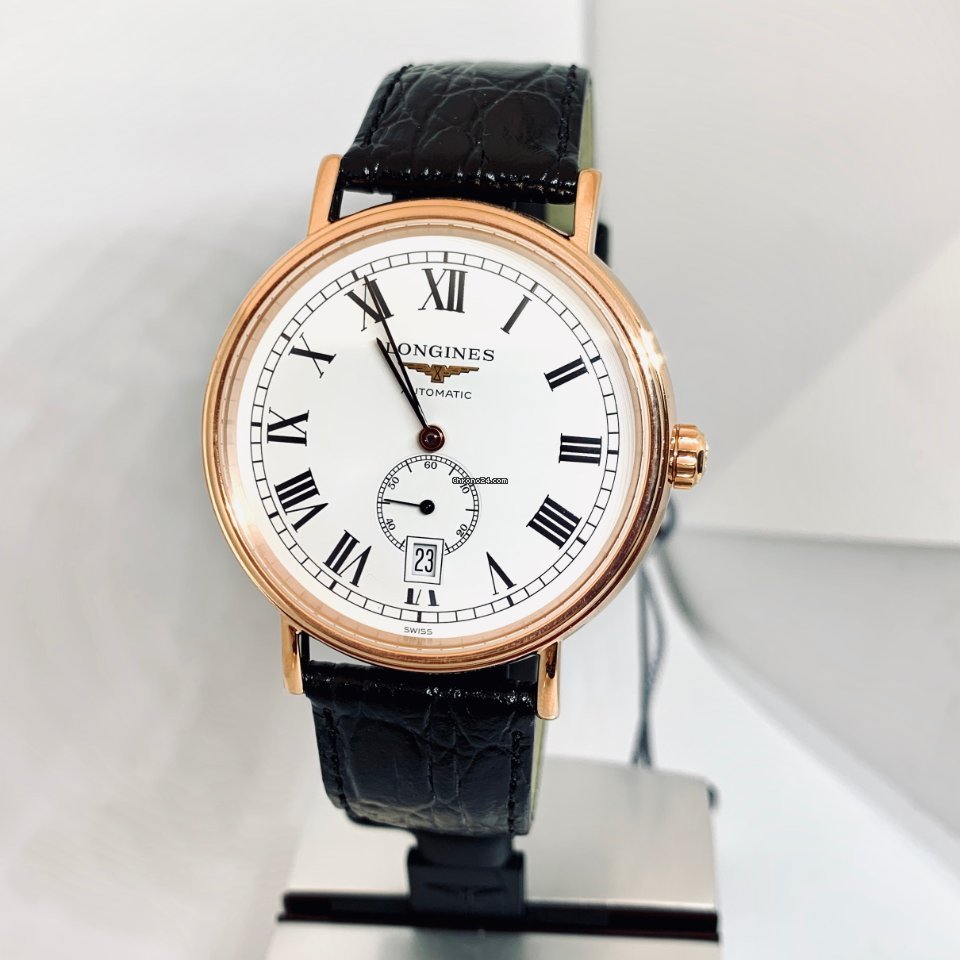 IMG_9081 Longines Presence Mens watch Unisex Automatic Gold Steel L49051112 Replica 5